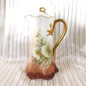 Haviland Hand Painted Chocolate Pot # 26440